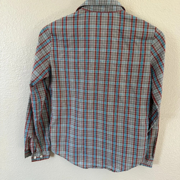 Vintage Nordstrom Town Square Plaid Blouse‎ - Picture 2 of 6